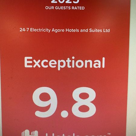 24-7 Electricity Agore Hotels And Suites Ltd Awoyaya Exterior photo